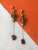 Gold Texture Dangling Earrings