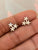 Flower Earstuds Silver