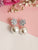 Crystal And Pearl Earstuds