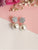 Crystal And Pearl Earstuds
