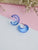Candy Huggies Earrings Blue