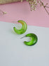 Candy Huggie Earrings - Green