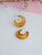 Candy Huggie Earrings - Tan