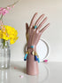 Blue Crystal and Tassels Hand Chain
