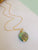 Round Crystal Pendant Necklace