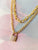 Lock Layered Necklace Set