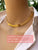 Gold Leaf Chain + Crystal Necklace