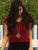 Gold Maze Pendant Necklace