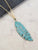 Blue Feather Pendant