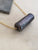 Gunmetal Bar Pendant
