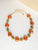 Orange Crystal Choker
