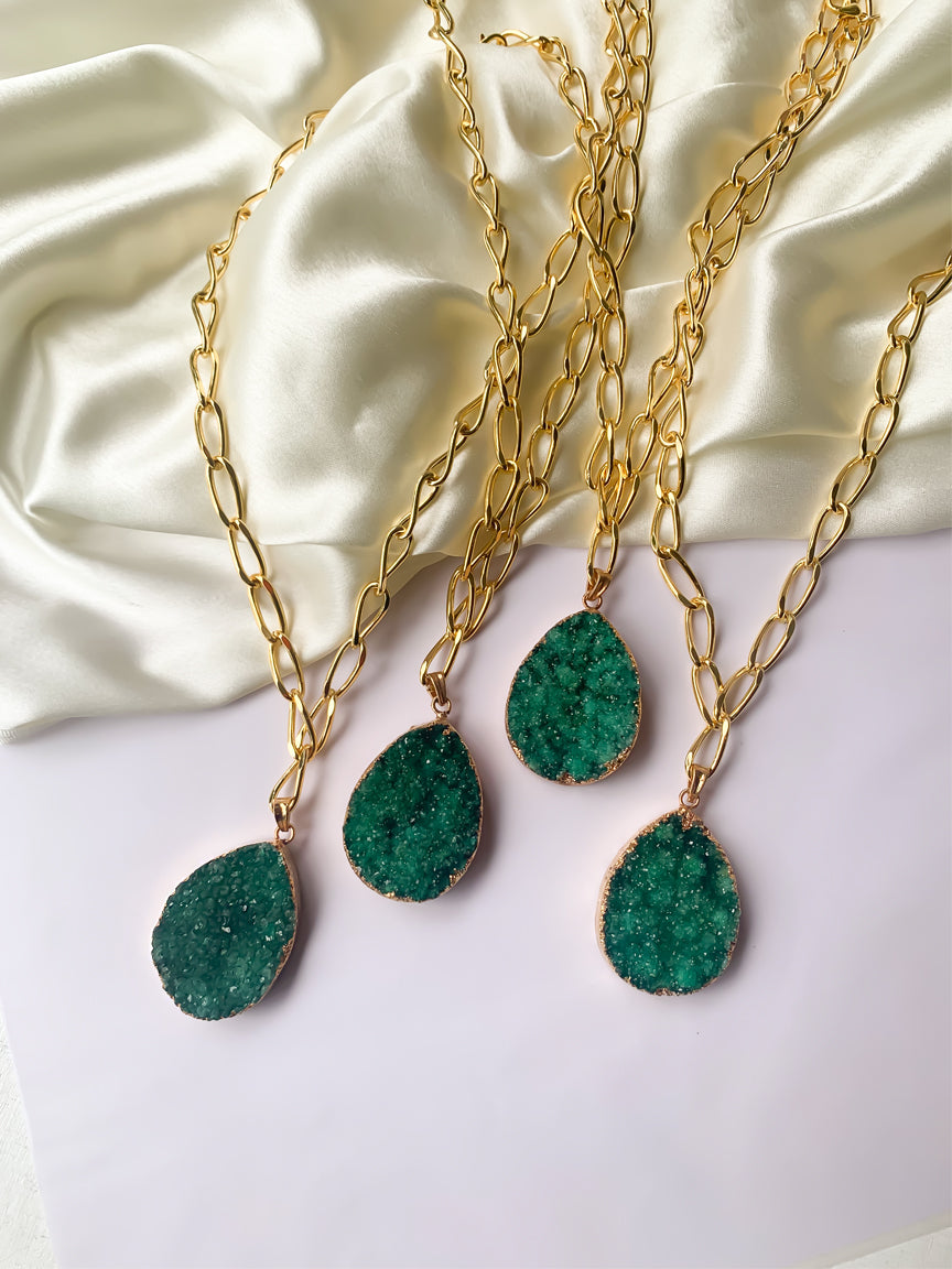 DRUZY PENDANT NECKLACE – The Populor - Main Image
