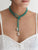 Princess Pearl Wrap Necklace GREEN