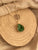Green Druzy Pendant