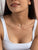 Lock and Pearl Layering Necklace