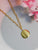 Gold Chain Layered Necklace; Gold Necklace; Chain Necklace; Coin Necklace; Bubble Chain