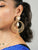 Gold And Pearl Statement Earrings