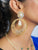 Gold And Pearl Statement Earrings